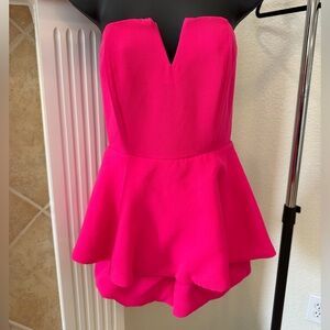 DO+BE Fuchsia Strapless Romper